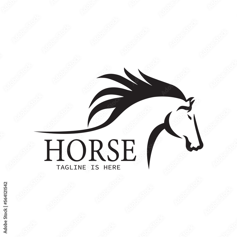 Fast Horse logo Design Vector, Creative design, Template, illustration Fast Horse logo Design Vector, Creative design, Template, illustration