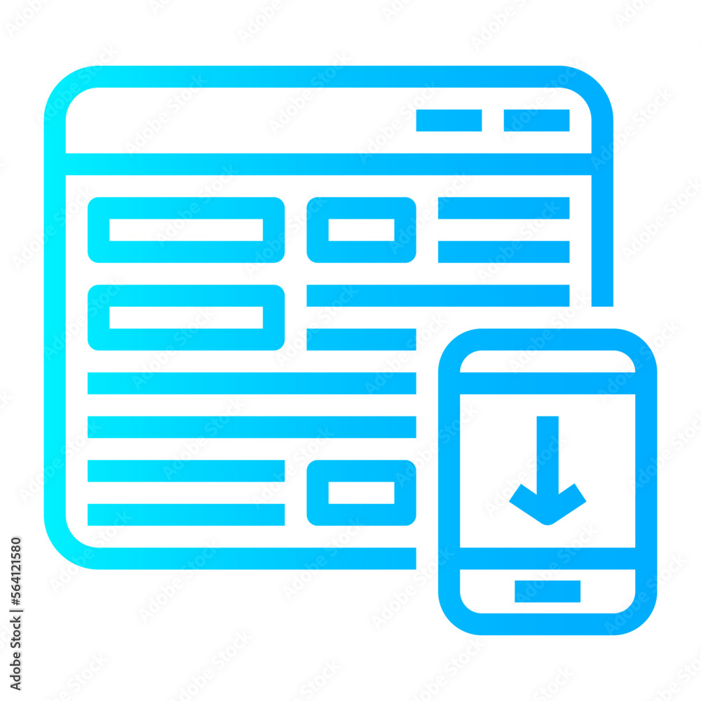 Download gradient icon Download gradient icon
