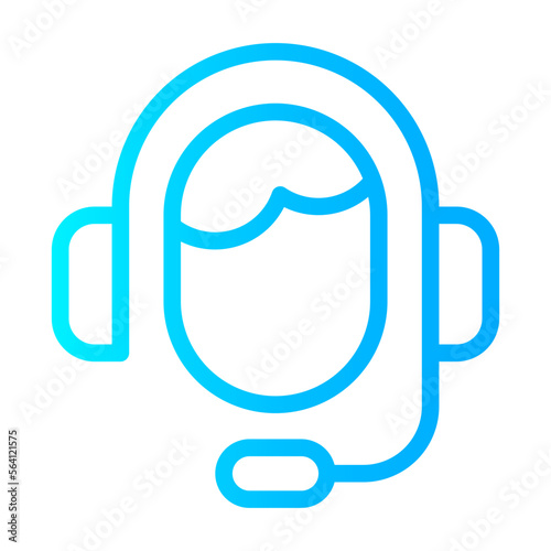 Costumer Service gradient icon