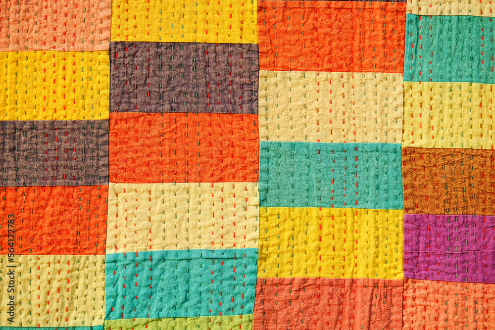 Godhadi (Blanket) Is A Traditional Hand Stitched handmade quilt from Maharashtra, India. Godhadi (Blanket) Is A Traditional Hand Stitched handmade quilt from Maharashtra, India.