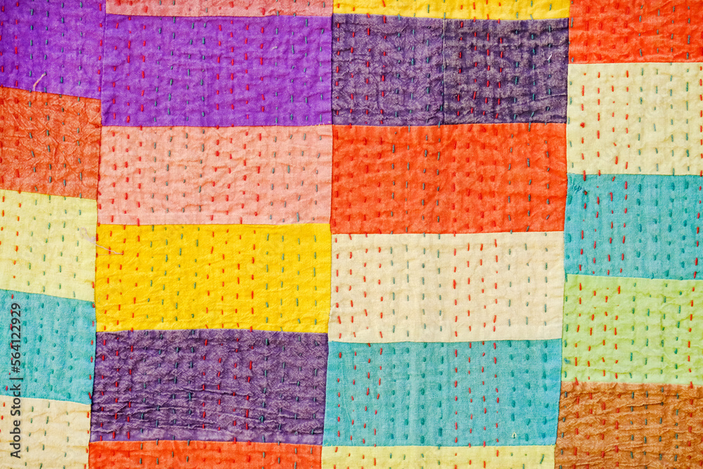 Godhadi (Blanket) Is A Traditional Hand Stitched handmade quilt from Maharashtra, India. Godhadi (Blanket) Is A Traditional Hand Stitched handmade quilt from Maharashtra, India.