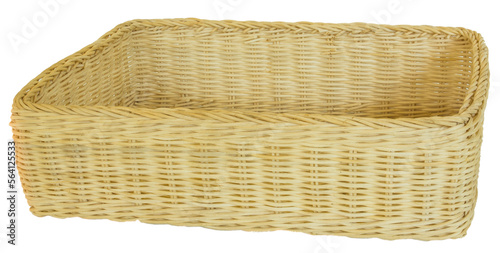 Handmade rattan basket.