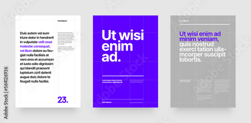 Simple corporate layout template for events, companies or any business related. Design with guides for flyer, poster, cover, brochure, banner or any layout.