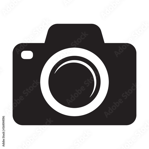 Camera icon, Photo camera vector icon flat design style.