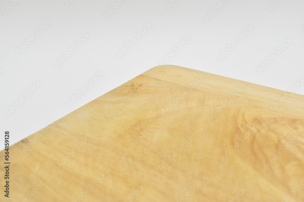 wooden cutting board on white background wooden cutting board on white background