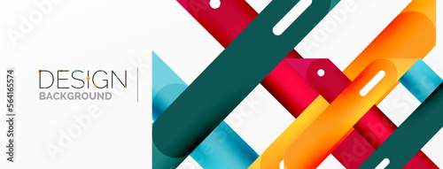Background overlapping lines. Dynamic lines abstract wallpaper. Straight lines composition vector illustration for wallpaper banner background or landing page