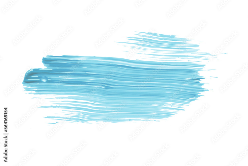 light blue shiny brush isolated on transparent background light blue watercolor png