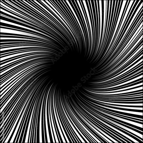 A Curved Comic and Cartoon Background Effect