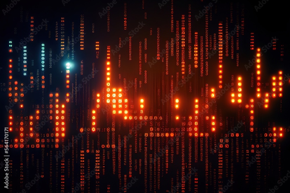 custom made wallpaper toronto digitalAbstract digital background. Programming / coding / big data concept. Generative art