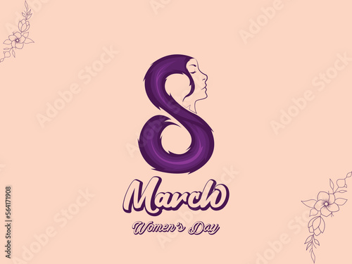 Women's day background template 