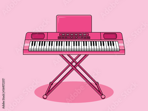 illustration of a piano