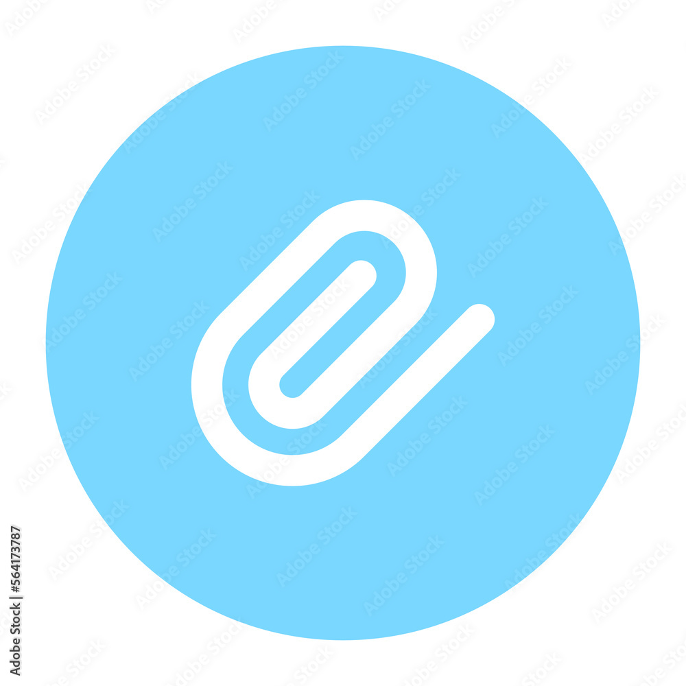 Paper clipper vector icon design in solid style Paper clipper vector icon design in solid style