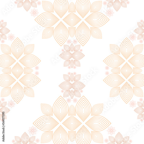 Beautiful flower frame, flower decorative ornament. element for design.