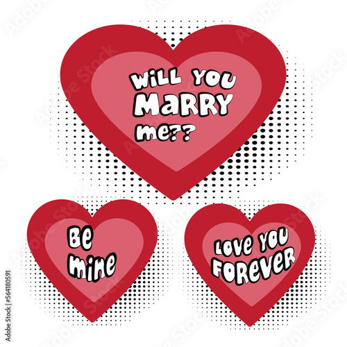 will you marry me  comic book speech bubble, loud explosion sound effect. Superhero. Halftone