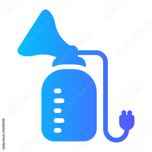 breast gradient icon
