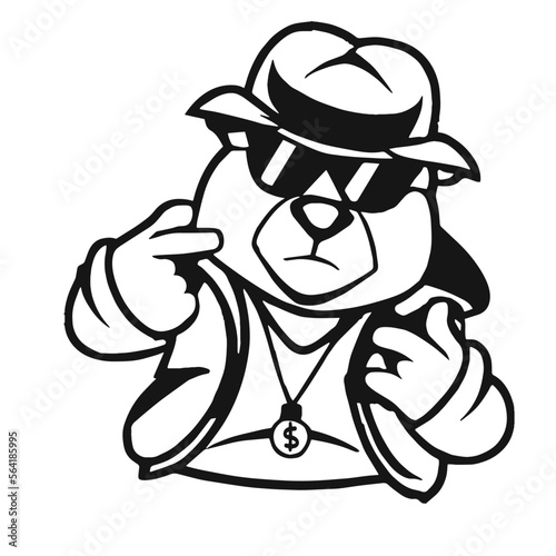 Gangster Teddy Bear 