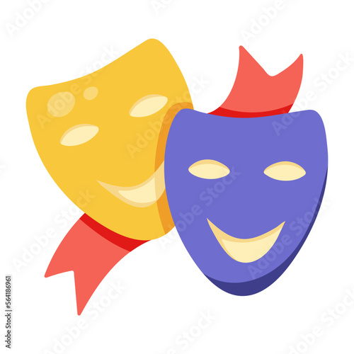Comedy Masks 