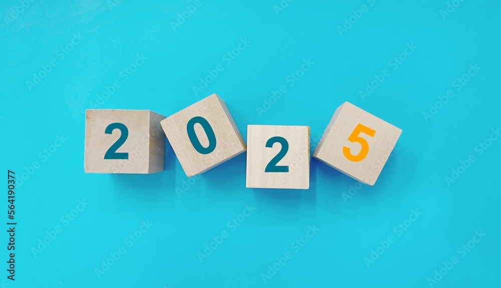 inscription on the cubes, 2025 numbers inscription on the cubes, 2025 numbers