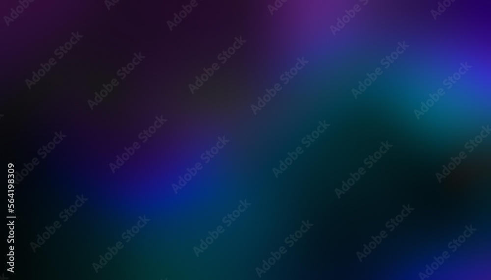 Space night mistic blue purple lens blur faded smooth dark color gradient abstract background