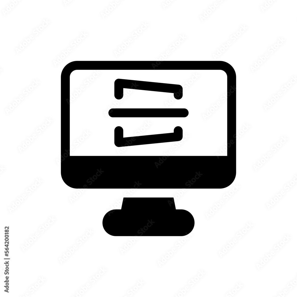 mirror effect glyph icon mirror effect glyph icon