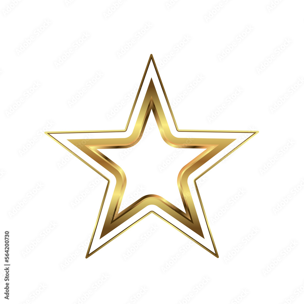 golden Star prize with premium bokeh effect, 3 gold Prize star use as Success golden metallic icon, and premium star vector. golden Star prize with premium bokeh effect, 3 gold Prize star use as Success golden metallic icon, and premium star vector.