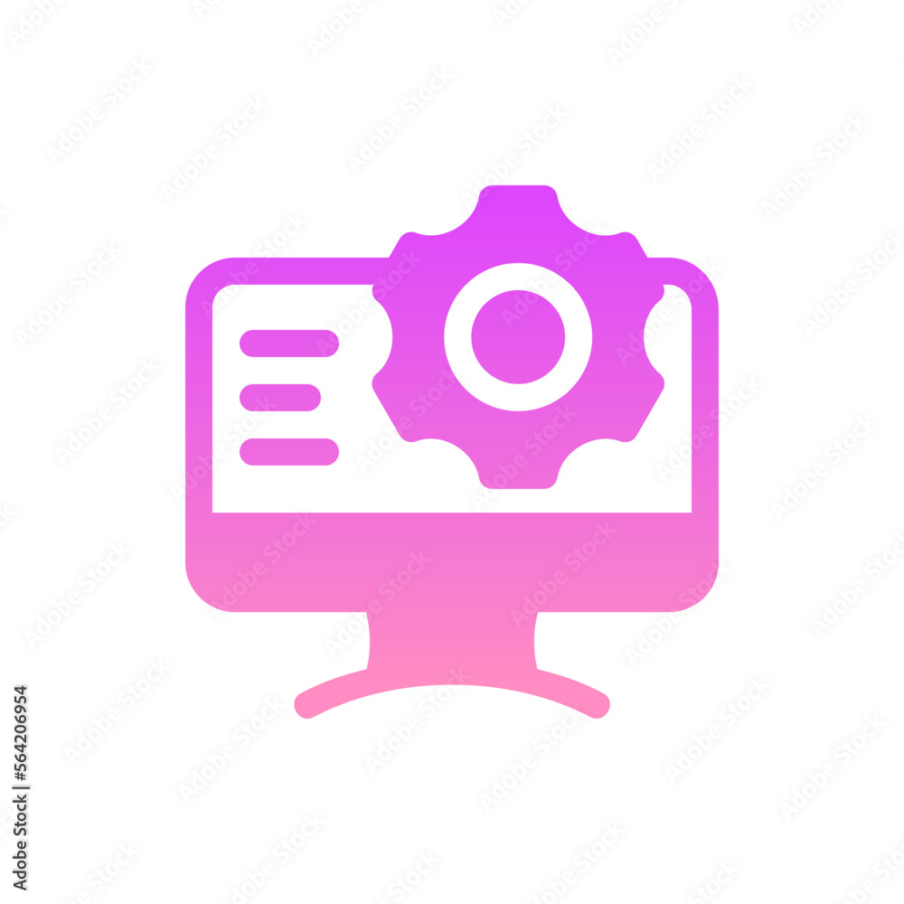 technical support flat gradient icon technical support flat gradient icon