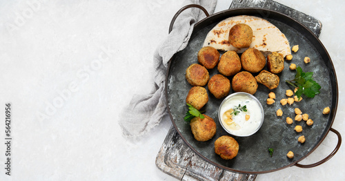 Chickpeas falafel photo