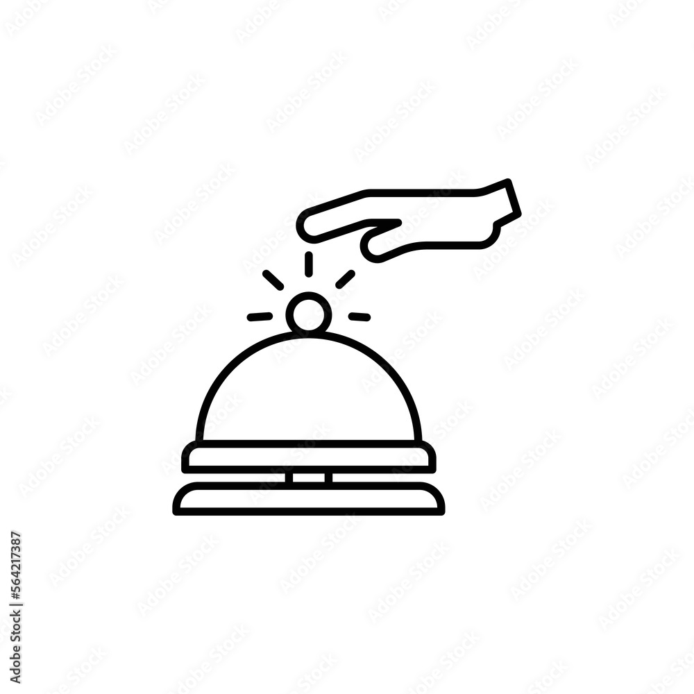 bell icon. outline icon bell icon. outline icon