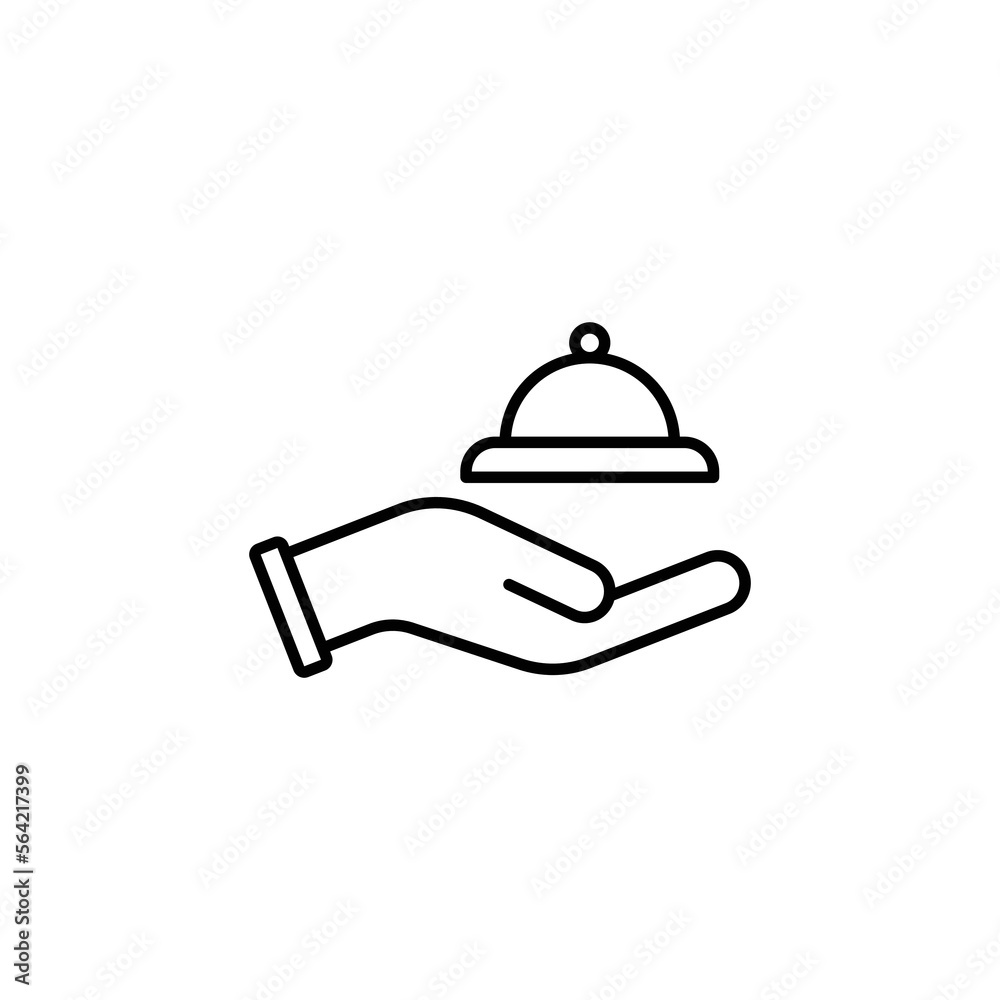 Fototapeta premium bell icon. outline icon