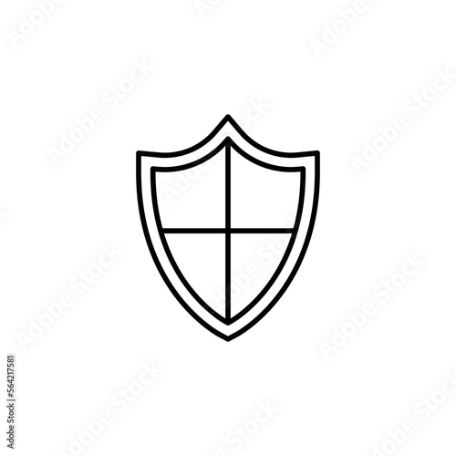 Free Download shield icon. outline icon - GFXLoad