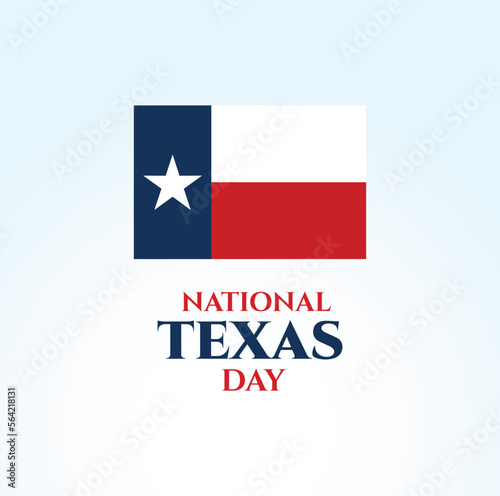 National Texas Day. February 1. Vector Illustration. © AlliesTroop