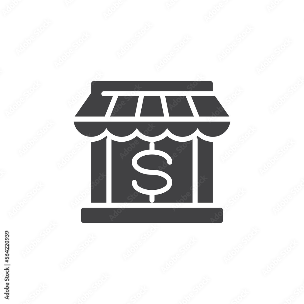 Money market vector icon Money market vector icon