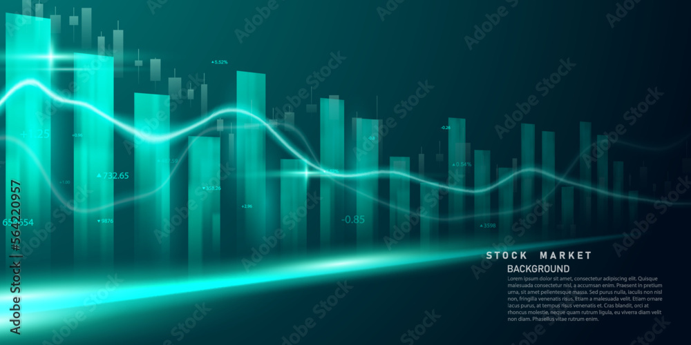 business vector illustration design Stock market charts or Forex trading charts for business and finance ideas. business vector illustration design Stock market charts or Forex trading charts for business and finance ideas.