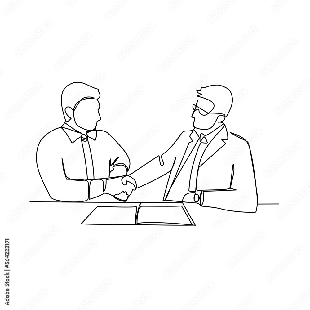 Vector illustration of men drawn in lanart style Vector illustration of men drawn in lanart style