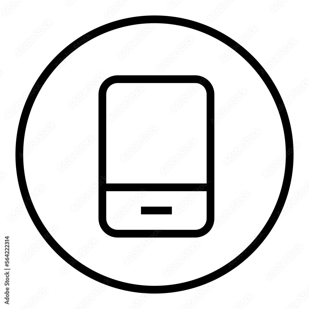 Tablet line icon Tablet line icon