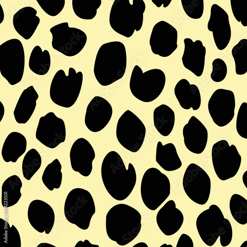 Leopard print pattern background. Leopard print vector illustration