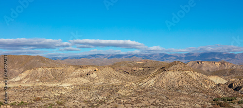 Tabernas desert, Andalusia in Spain