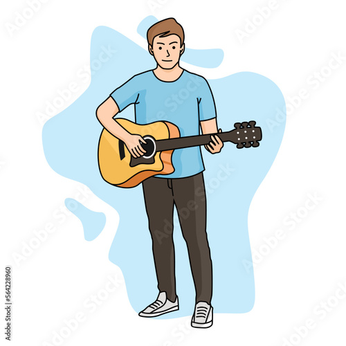 man with guitar