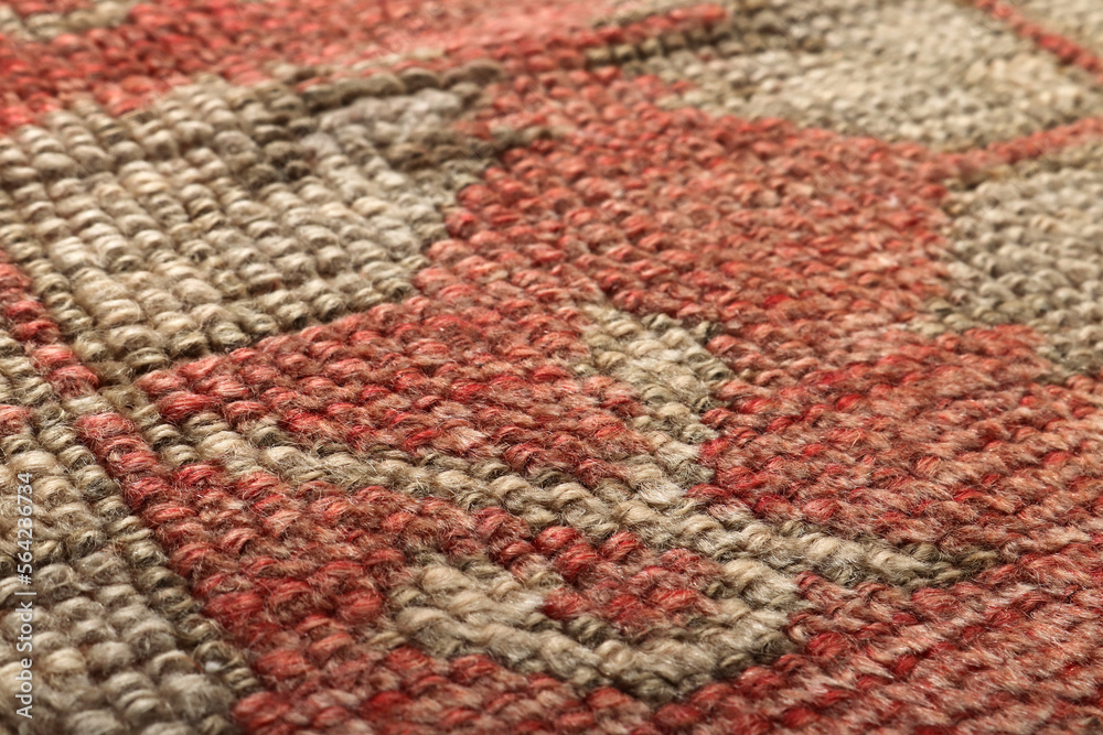 Fototapeta premium Textures and patterns in color from woven carpets