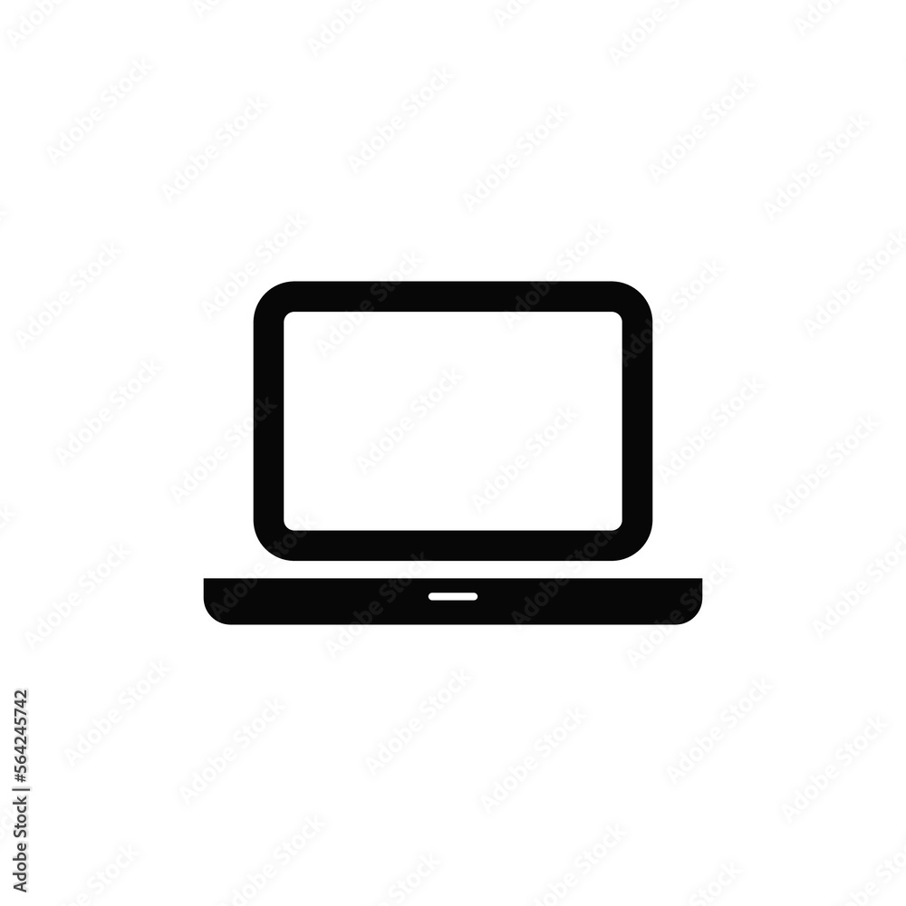 Laptop icon vector. Computer sign Laptop icon vector. Computer sign