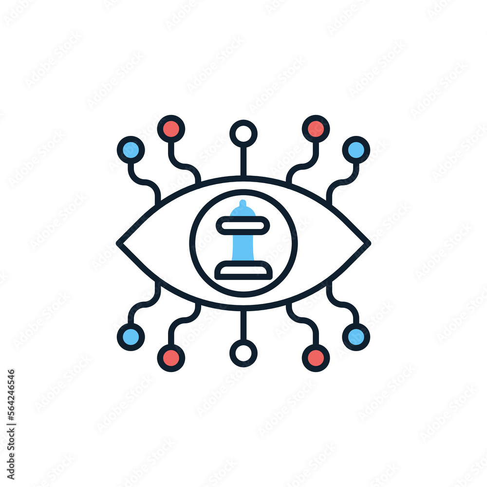 Strategic Vision icon in vector. Logotype Stock Vector | Adobe Stock