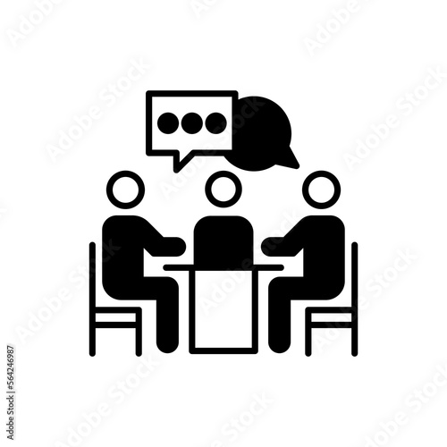 Communication icon in vector. Logotype