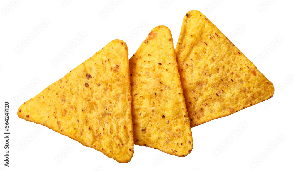 Delicious nachos chips cut out Delicious nachos chips cut out