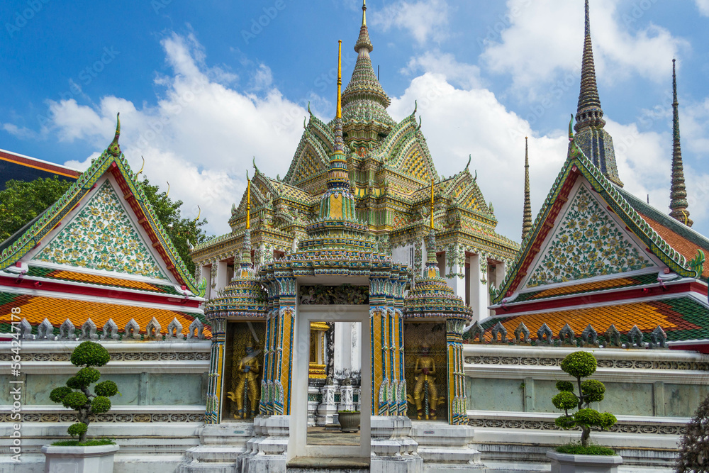 The Temple of Wat Phra Chetuphon, Bangkok, Thailand.