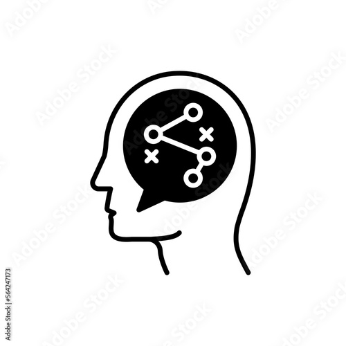 Way icon in vector. Logotype