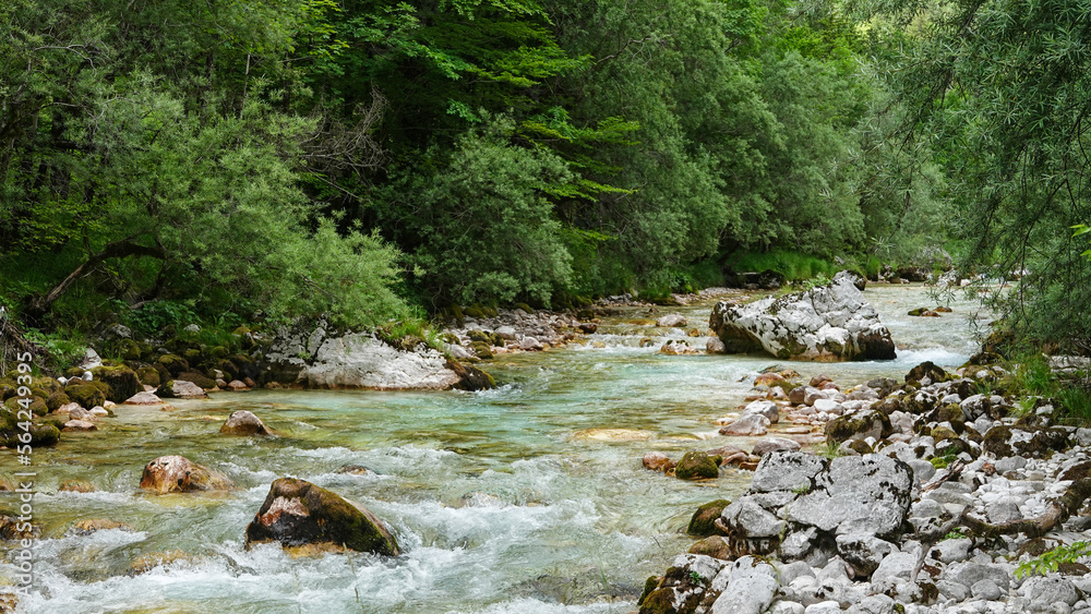 Soca-Tal im Triglav Nationalpark in Slowenien