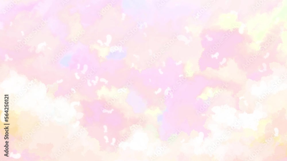 天使の羽が舞う空のアニメーション 天使の羽が舞う空のアニメーション