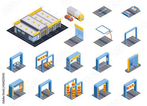 Automated Car Wash Set