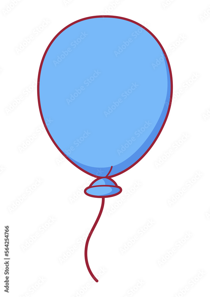 Illustration of cartoon balloon. Decorative item. Image for design. Illustration of cartoon balloon. Decorative item. Image for design.