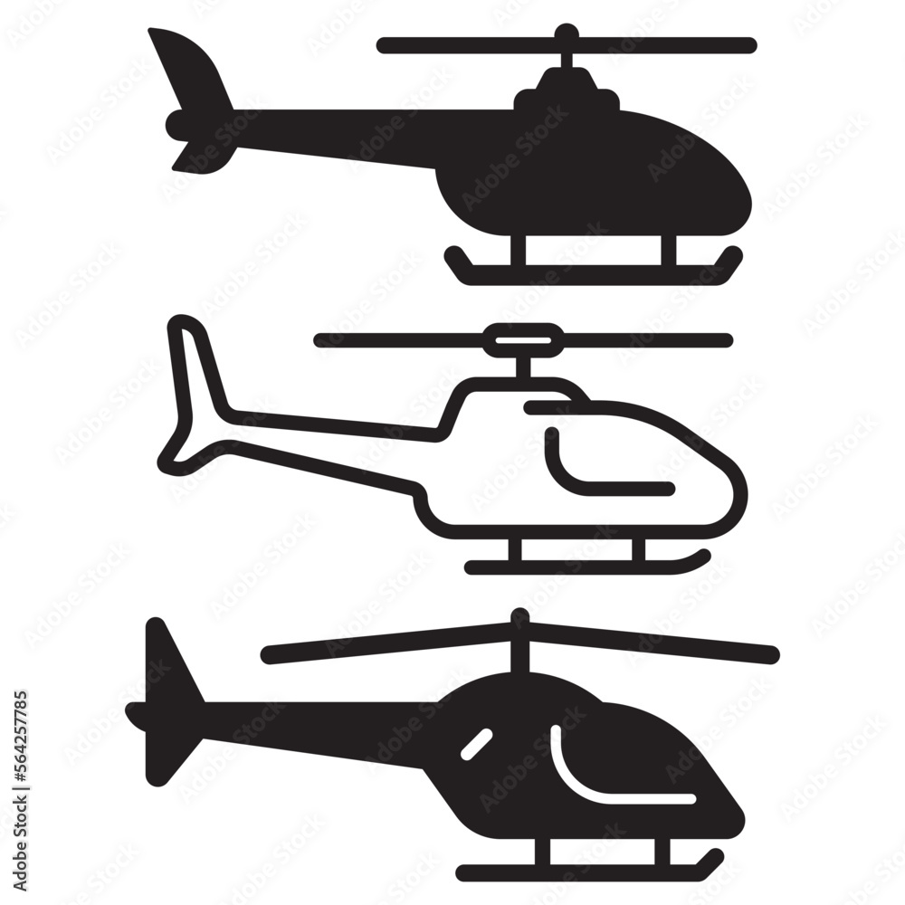 helicopter icon helicopter icon
